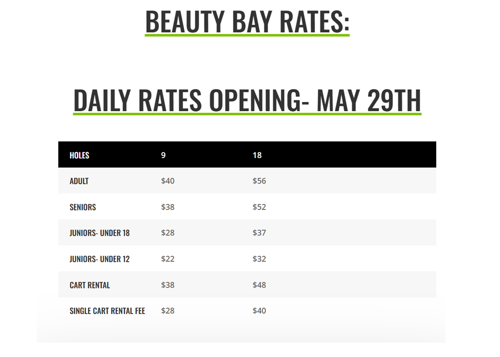 Beauty Bay rate 2023